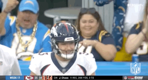 Denver Broncos Drew Lock Smiling GIF