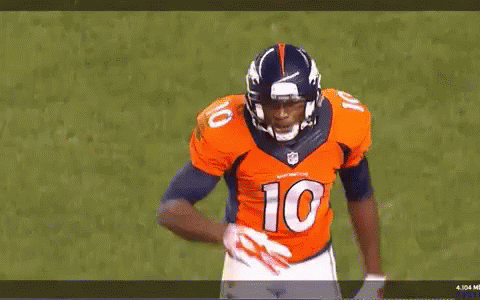 Denver Broncos Emmanuel Sanders Salute GIF