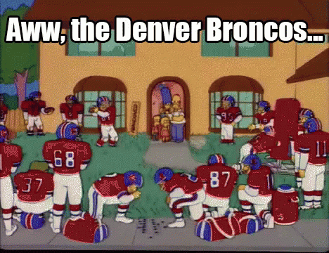 Denver Broncos Football Players Kneeling GIF