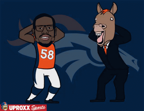 Denver Broncos Funny Horse Dance GIF