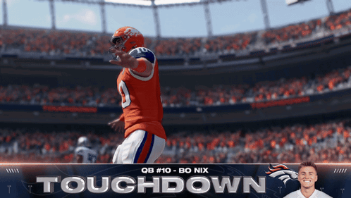 Denver Broncos Player Saying Touchdown GIF