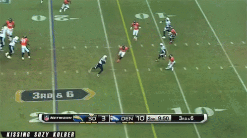 Denver Broncos Vs San Diego Chargers Football Game GIF