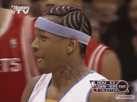 Denver Nuggets Allen Iverson GIF