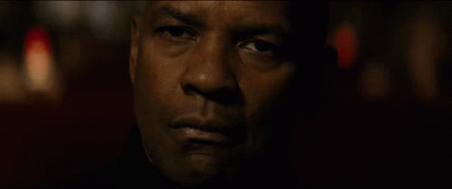 Denzel Washington Piercing Eyes GIF