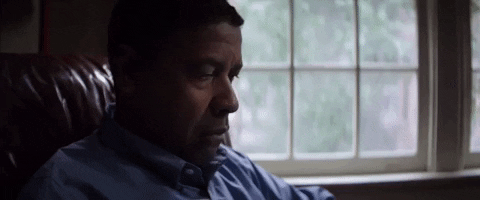 Denzel Washington Flight Bored GIF