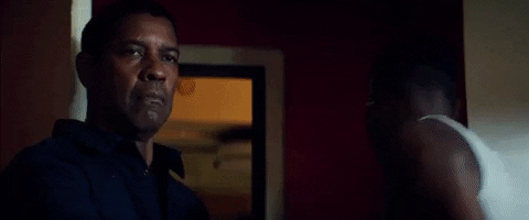 Denzel Washington Flight Close Door GIF