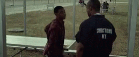 Denzel Washington Flight Hugging Someone GIF