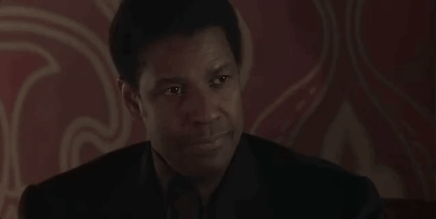 Denzel Washington Pleased Response My Man GIF