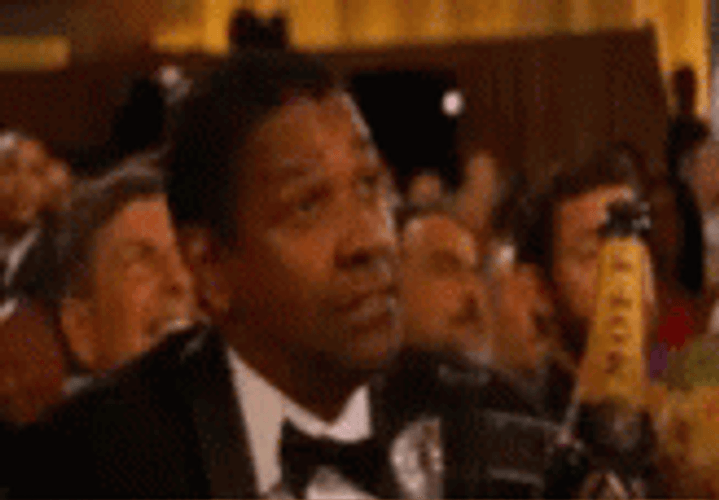 Denzel Washington Smirk Awards Night GIF