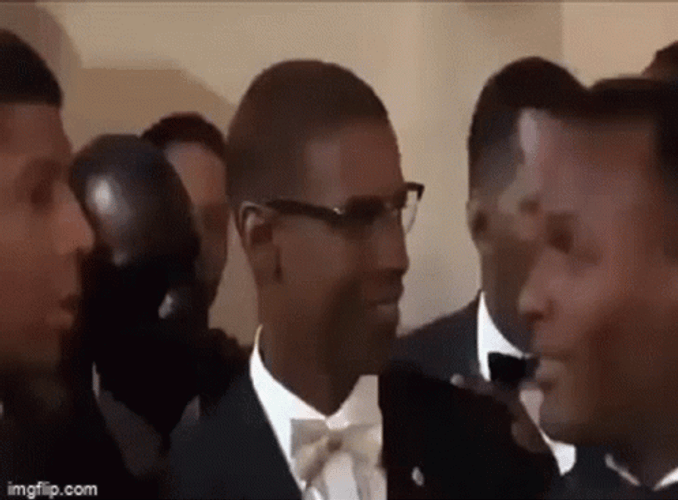 Denzel Washington Tuxedo Suit Big Grin GIF