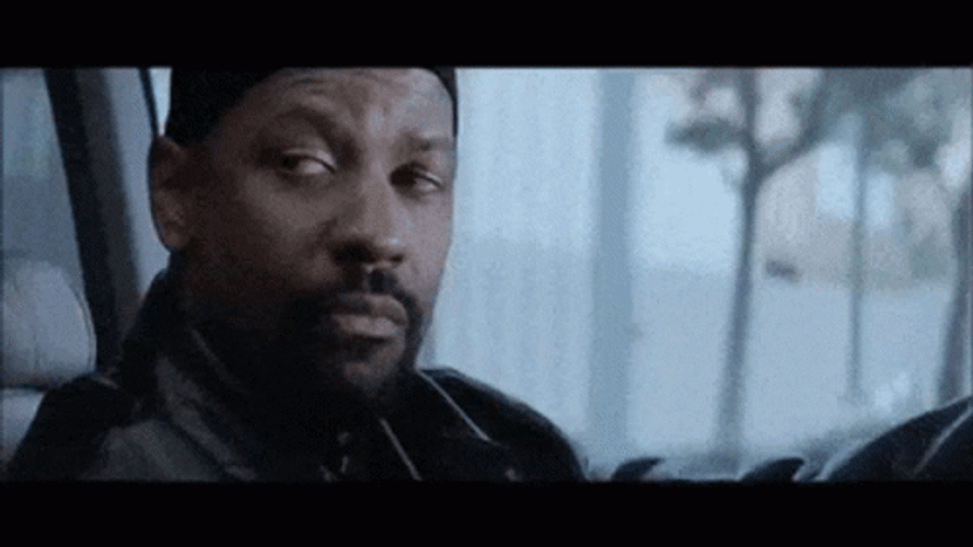 Denzel Washington Wicked Smile GIF