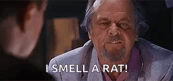 Departed Jack Nicholson Iconic I Smell Rat GIF