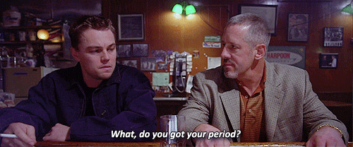 Departed Leonardo Dicaprio Got Period GIF