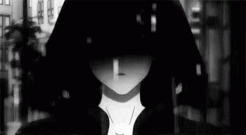 Mysterious Depressed Anime GIF