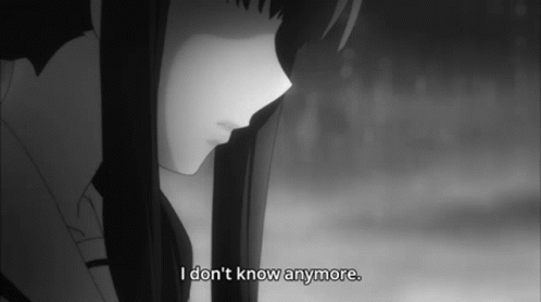 I Don't Know Anymoredepressed Anime GIF