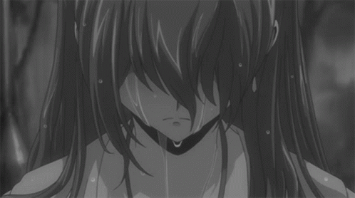 Depressed Anime Full Of Tears GIF