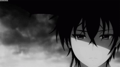Under The Rain Depressed Anime GIF