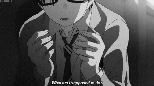 Face On Palm Depressed Anime GIF