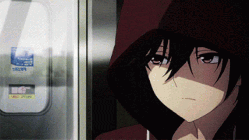 Depressed Anime In Hood GIF
