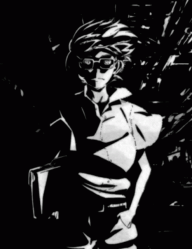 Depressed Sad Anime Black And White Mobile Art GIF