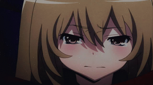 Depressed Sad Anime Taiga Aisaka GIF