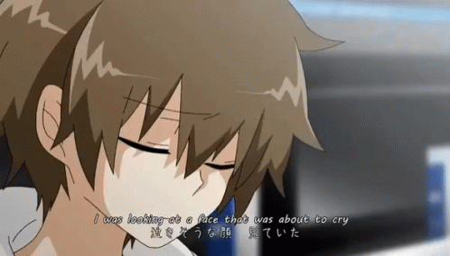 Depressed Sad Anime Boy Hibiya Amamiya GIF