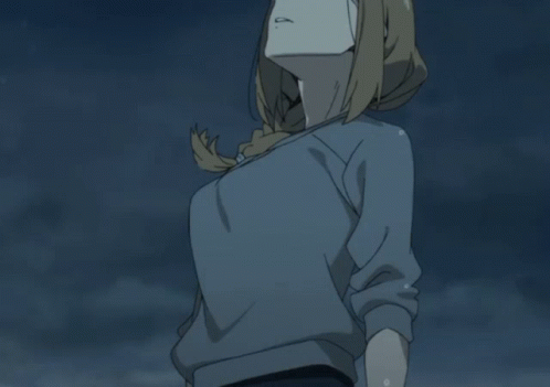 Depressed Sad Anime Kiznaiver Crying GIF