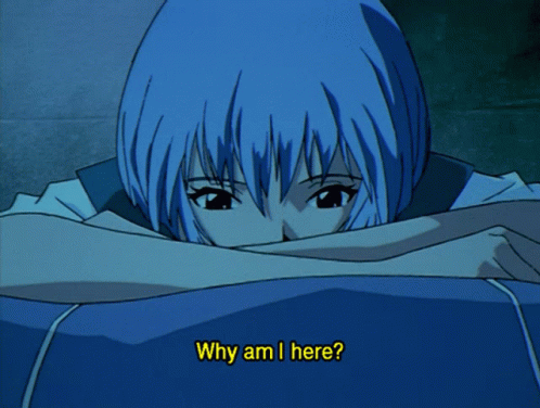 Depressed Sad Anime Rei Ayanami GIF