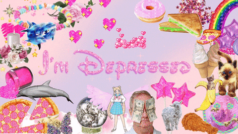 Depression Barbie Aesthetic GIF