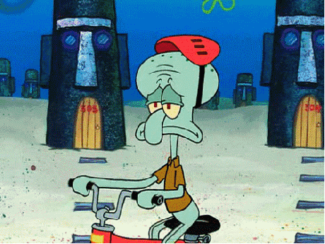 Depression Sad Squidward GIF