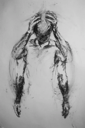 Depression Sketch Art Animation GIF