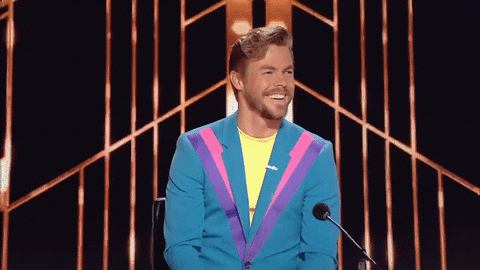 Derek Hough Oooh Reaction On Camera GIF