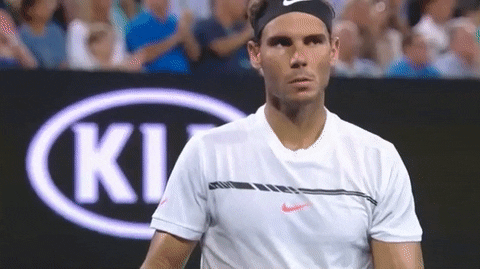 Derp Look Rafael Nadal Tennis Player GIF