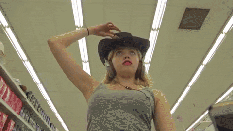 Derp Woman Dancing Washing Laundry GIF
