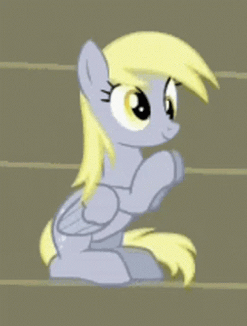 Derpy Hooves Clapping Mlp GIF