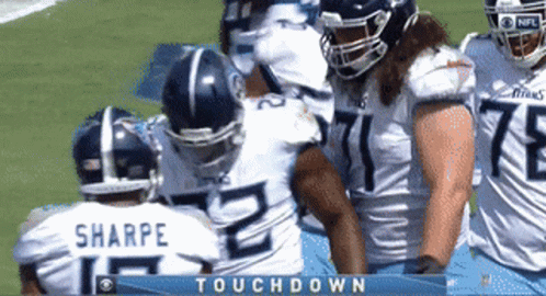 Derrick Henry Stiff Arm Go Team GIF