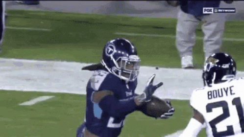 Aim For It Derrick Henry Stiff Arm GIF