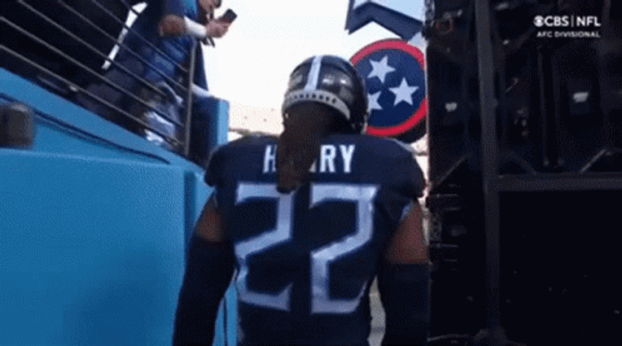 Derrick Henry Stiff Arm Game Entrace GIF