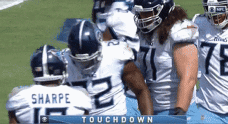 Derrick Henry Stiff Arm Go Team GIF