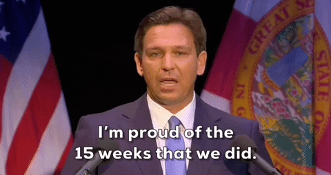Desantis Being Proud GIF