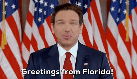Desantis Greetings For Florida GIF