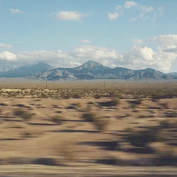 Driving Fast In The Desert GIF