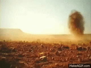 Sand Storm In The Desert GIF