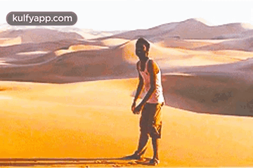 Trying To Cool Down Desert GIF