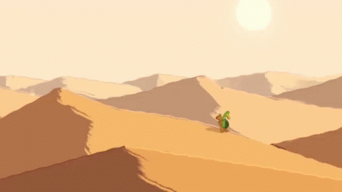 Me Walking With My Buddy Desert GIF