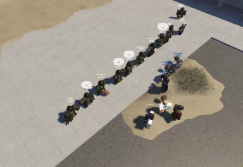 Desert Battle On GIF