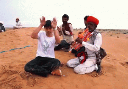 Just Vibing In The Desert GIF