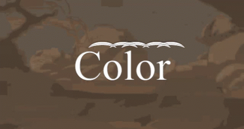 Desert Drawing With Word Color