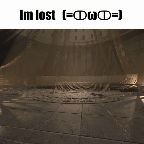 Desert Landscape Saying Im Lost GIF