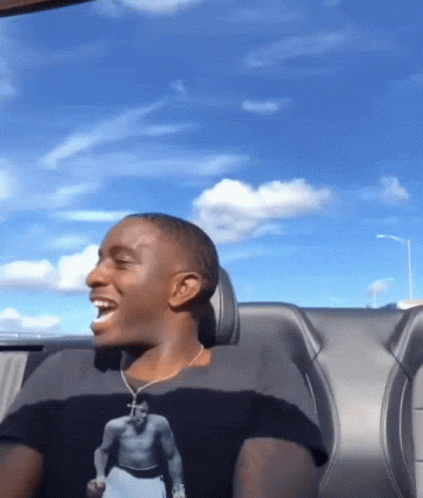 Desi Banks Turn Up While Driving GIF